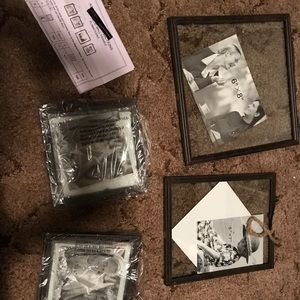 Rustic photo frames
